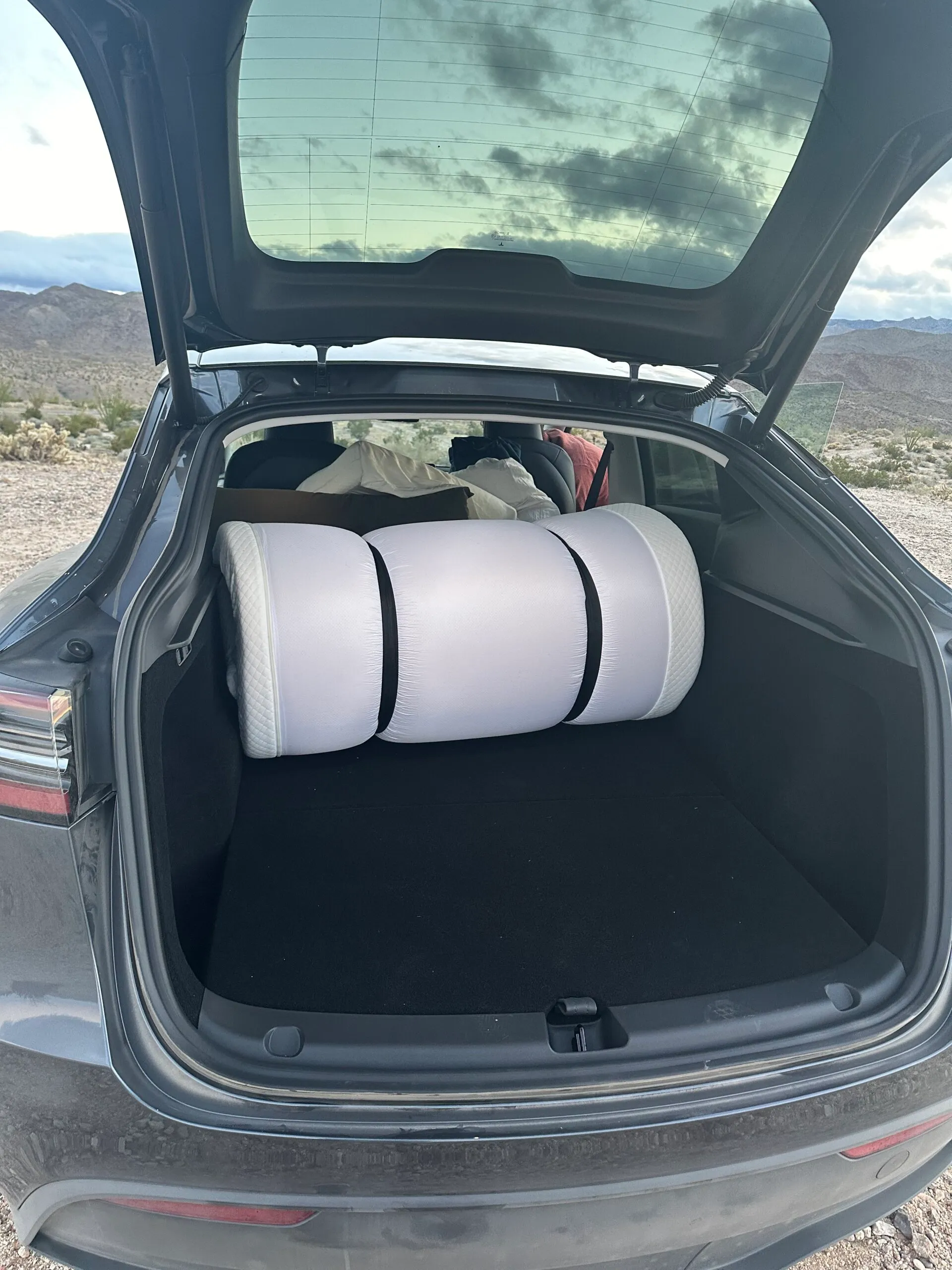 Tesla Packed With Foam Mattress for Tesla Camping