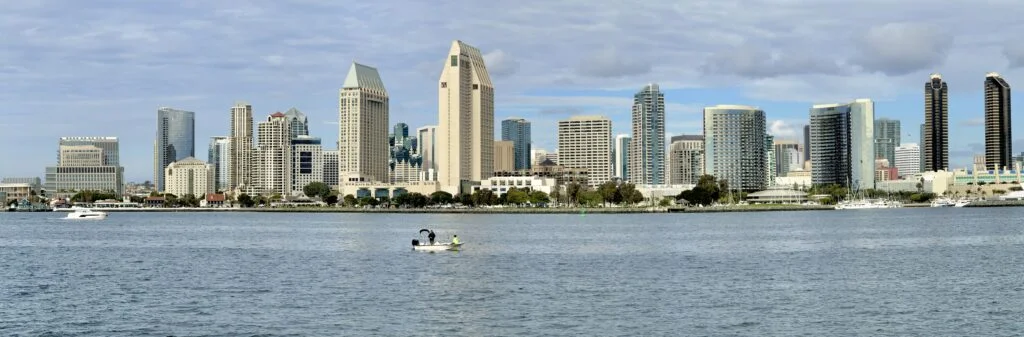 San Diego City Skyline View