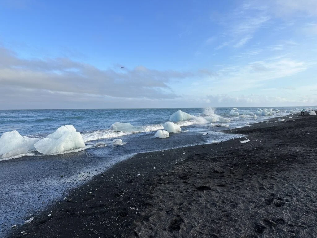 Diamond Beach in Iceland in 2024
