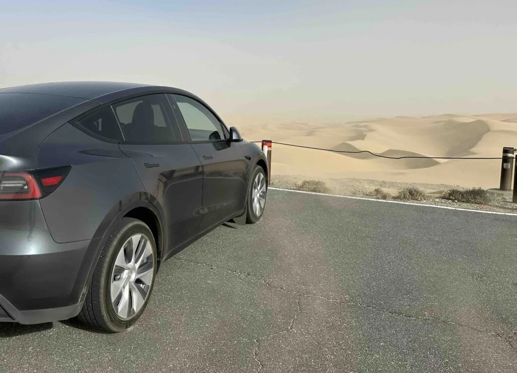Best EV: most comfortable car for road trips-looking at California Imperial Dunes