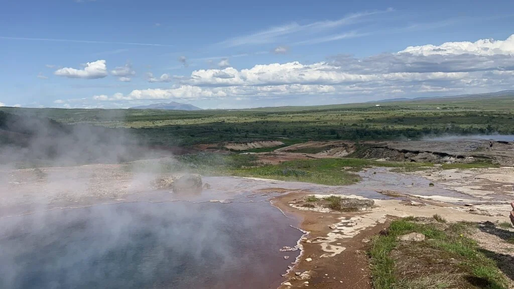 Day Two of 7-Day Iceland Itinerary - photo of geothermal area in Golden Circle
