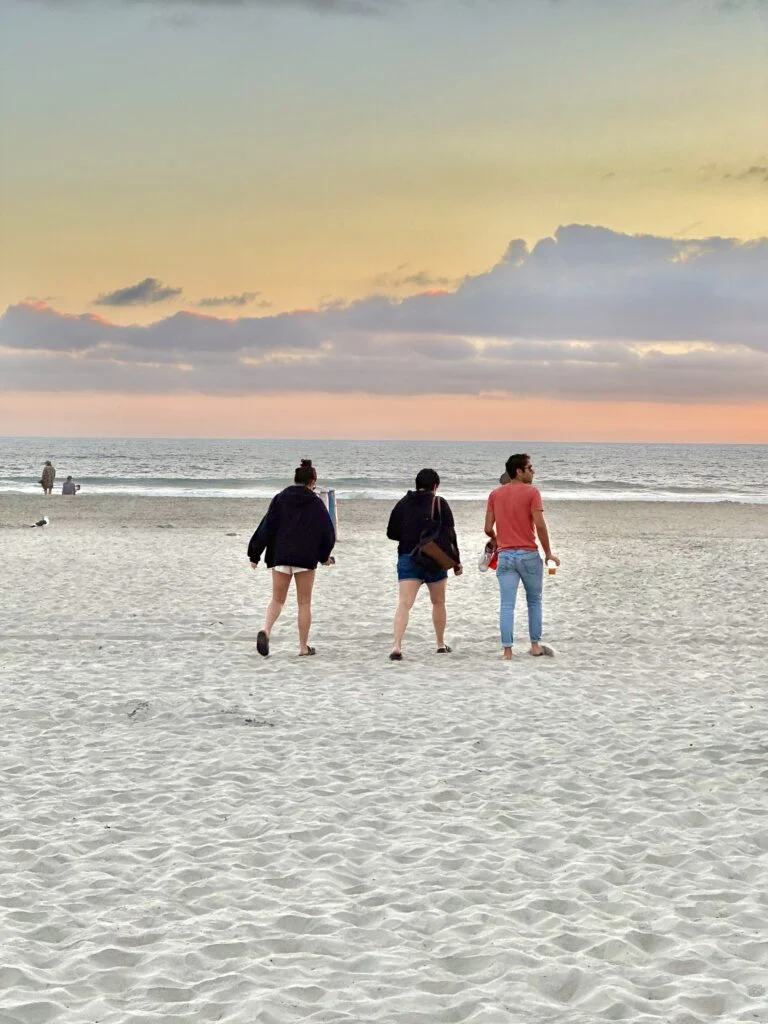 White sand at Coronado Beach
