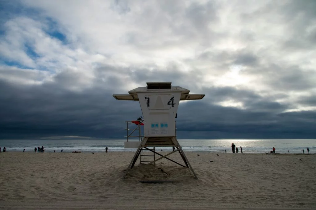 Lifeguard stand at Mission Beach; what to do in San Diego