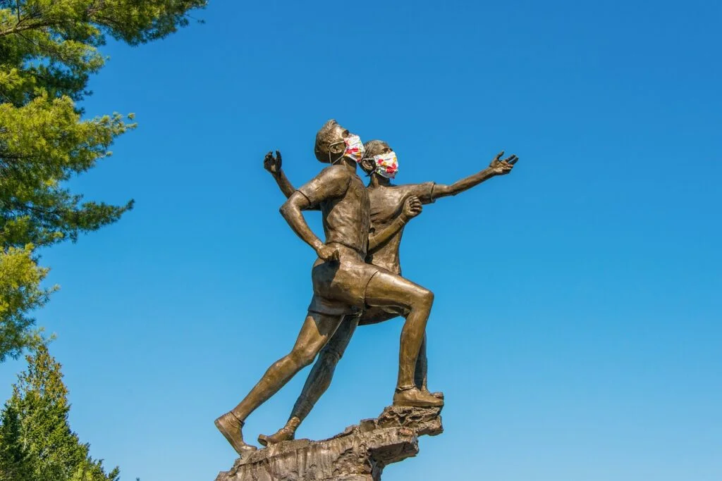 Spirit of the Marathon statue; best things to do in Hopkinton, Massachusetts