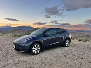Camping In Tesla Model Y