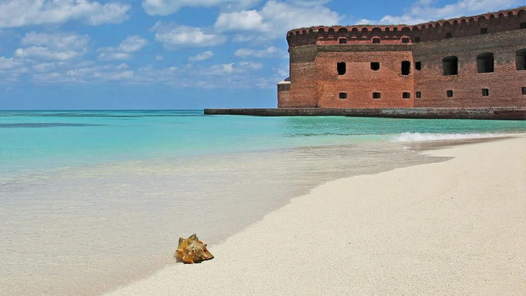 Dry Tortugas National Park - one of the least visited (least busy) National Parks